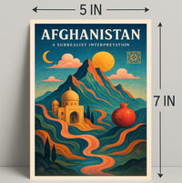 Afghanistan: A Surrealist Interpretation Poster PosterGoat