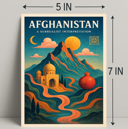 Afghanistan: A Surrealist Interpretation Poster PosterGoat