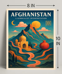 Afghanistan: A Surrealist Interpretation Poster PosterGoat