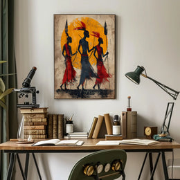African Journey Vibrance Cultural or Heritage Poster PosterGoat