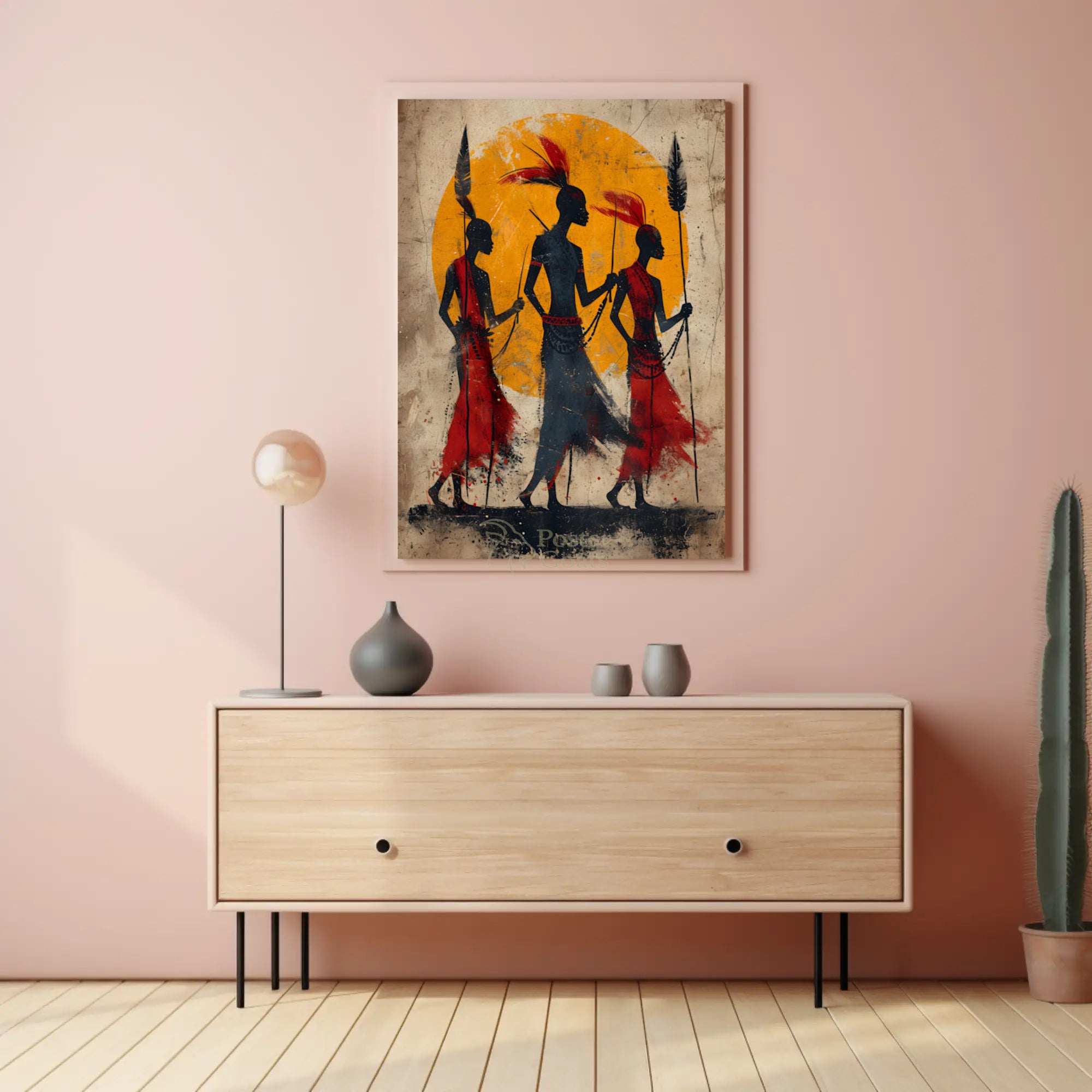 African Journey Vibrance Cultural or Heritage Poster PosterGoat