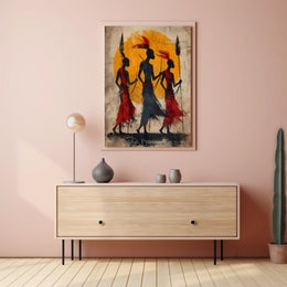 African Journey Vibrance Cultural or Heritage Poster PosterGoat
