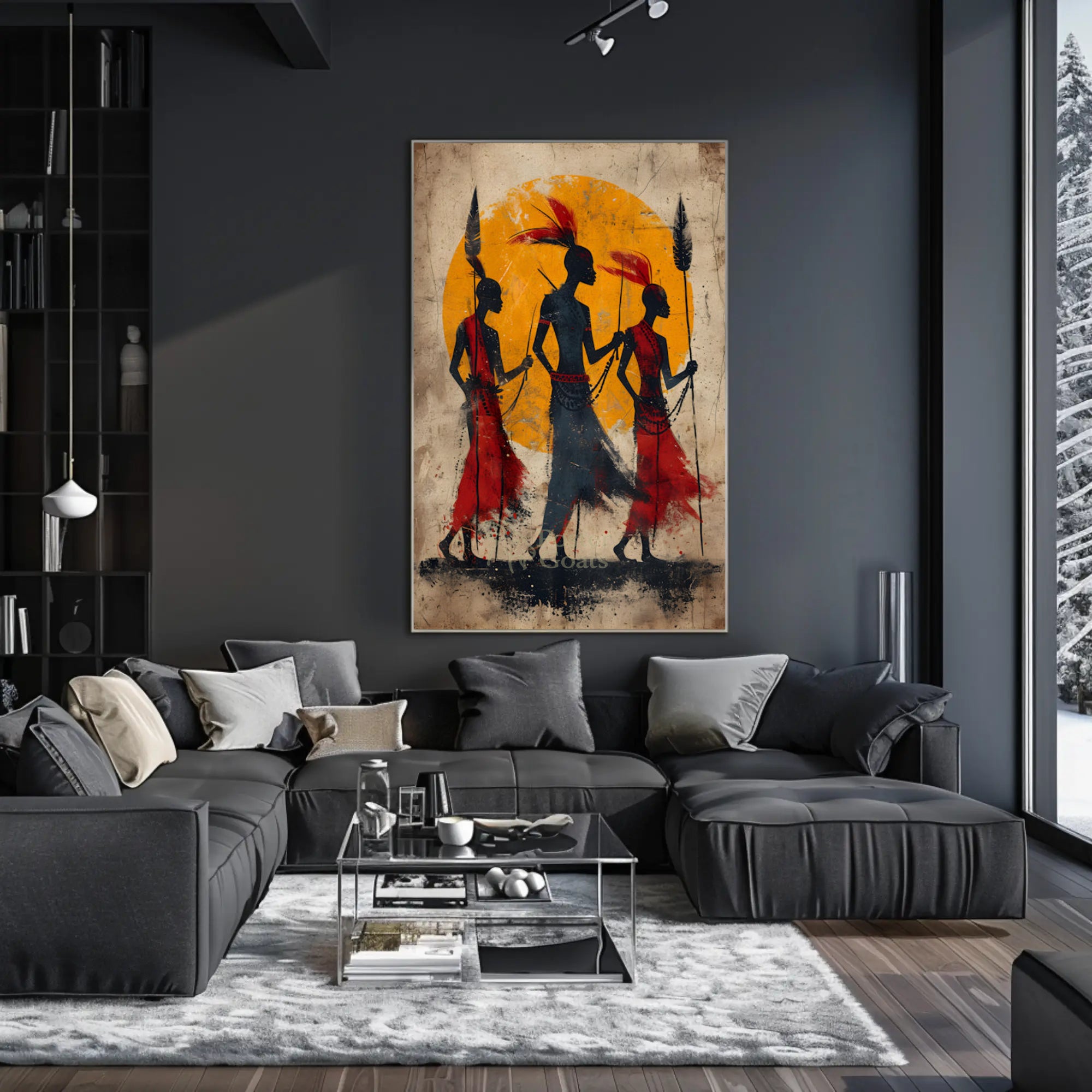African Journey Vibrance Cultural or Heritage Poster PosterGoat