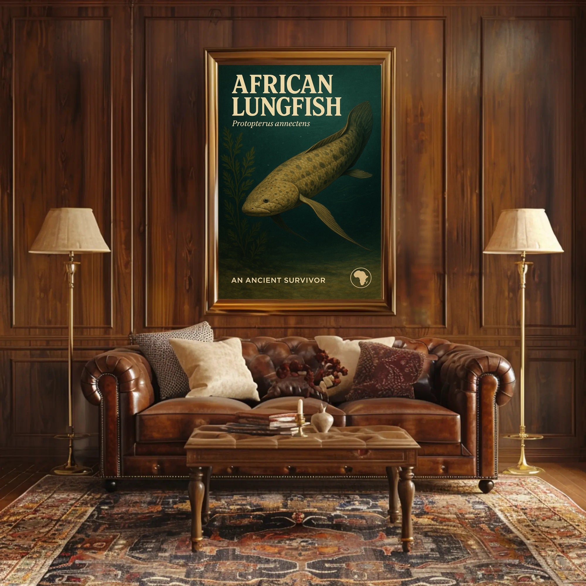 African Lungfish An Ancient Survivor Poster PosterGoat