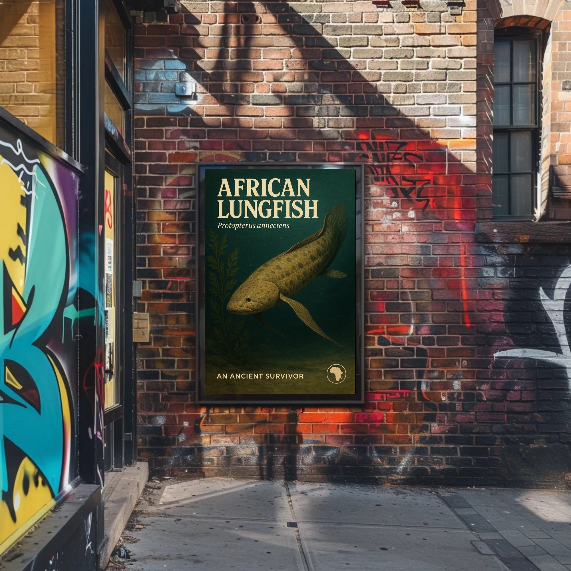African Lungfish An Ancient Survivor Poster PosterGoat