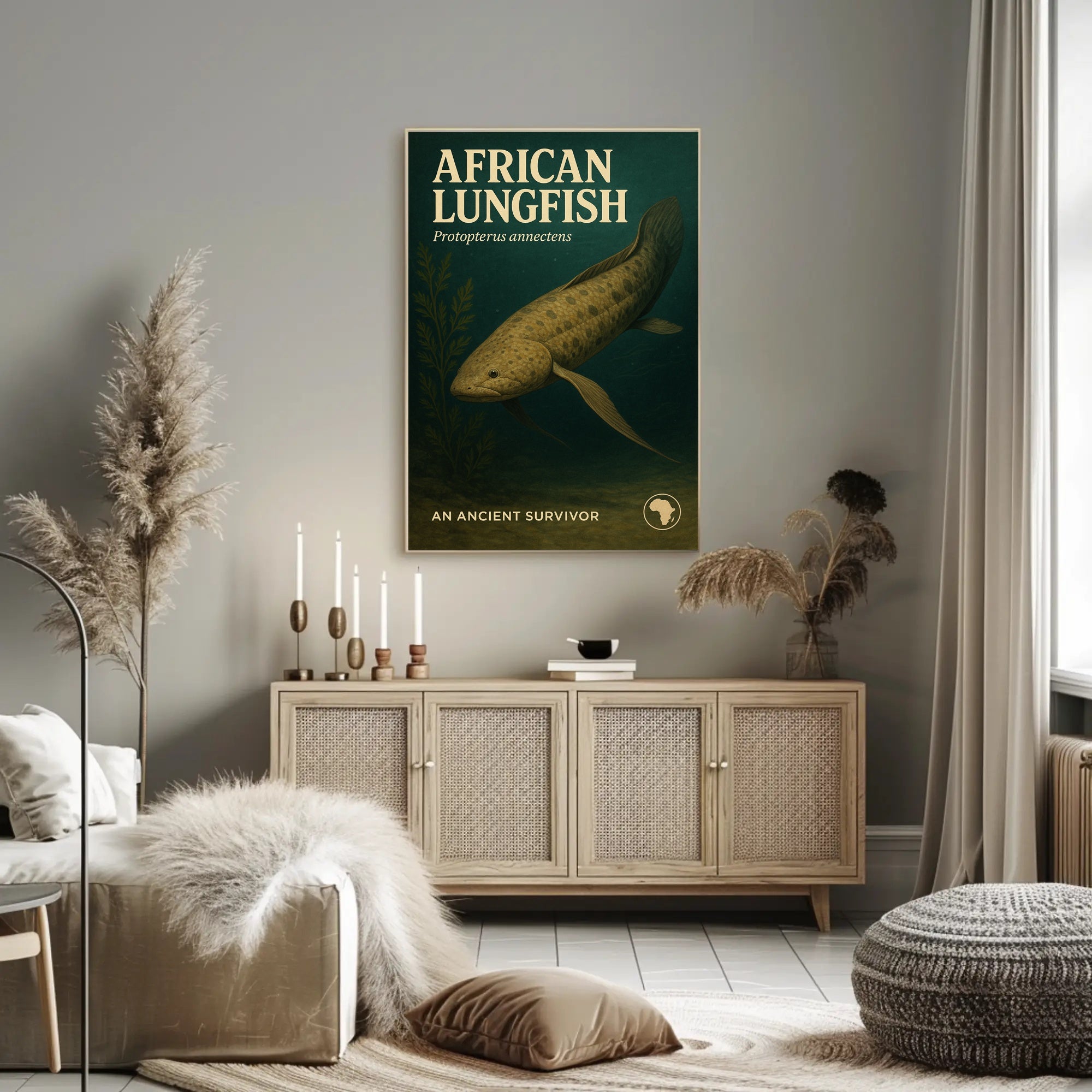 African Lungfish An Ancient Survivor Poster PosterGoat
