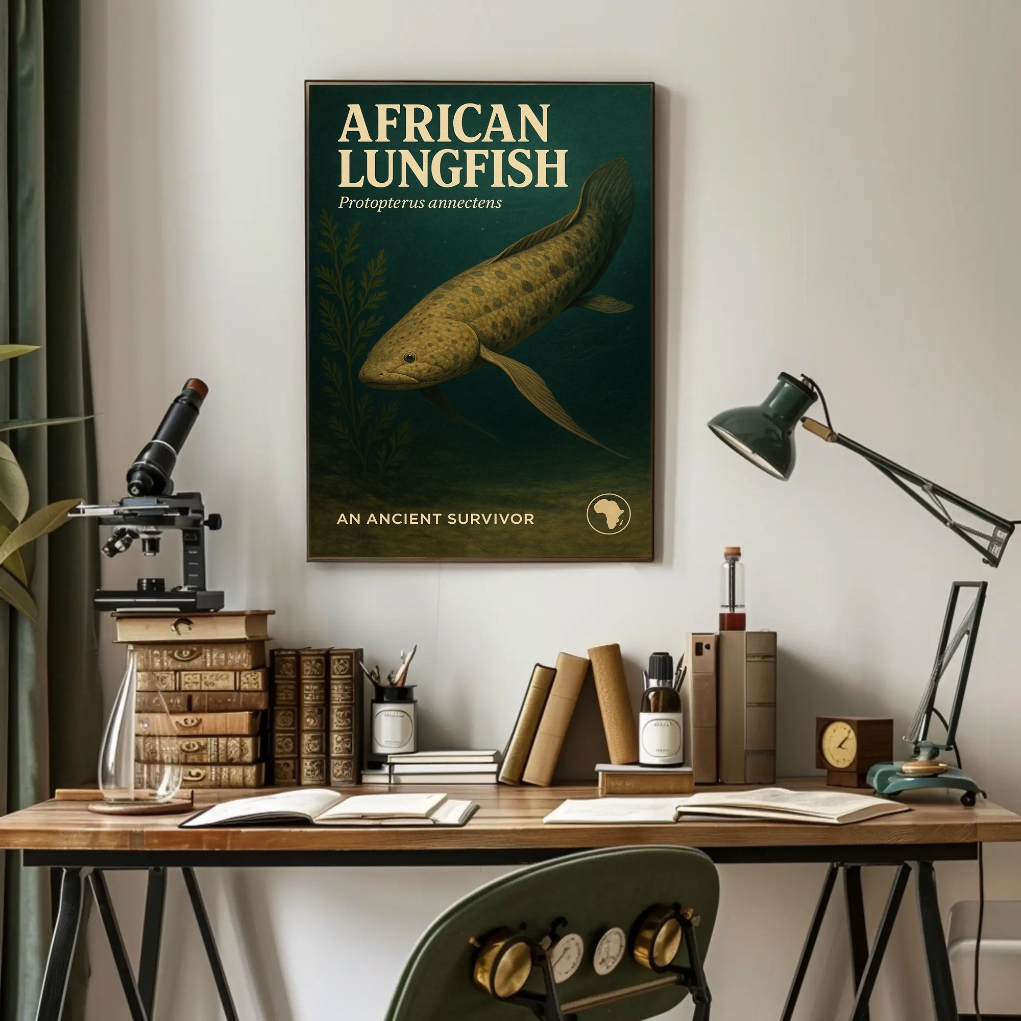 African Lungfish An Ancient Survivor Poster PosterGoat