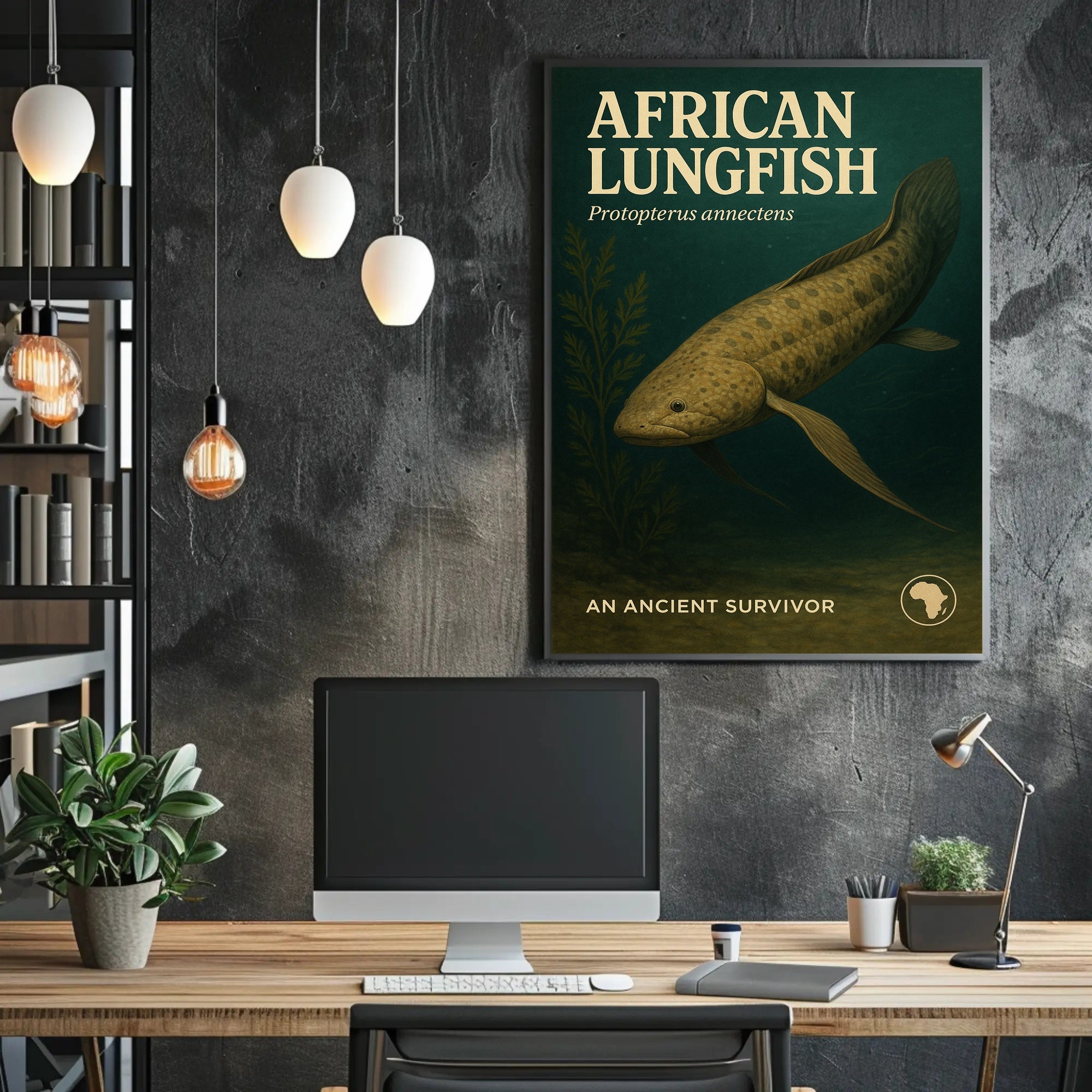 African Lungfish An Ancient Survivor Poster PosterGoat