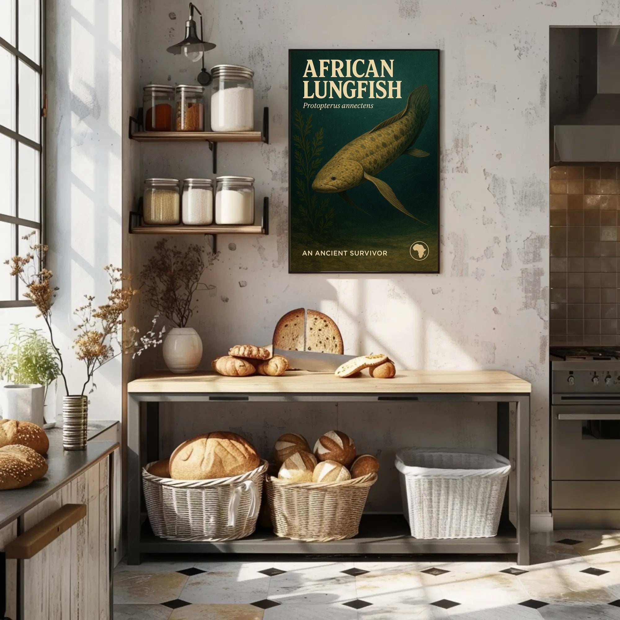 African Lungfish An Ancient Survivor Poster PosterGoat