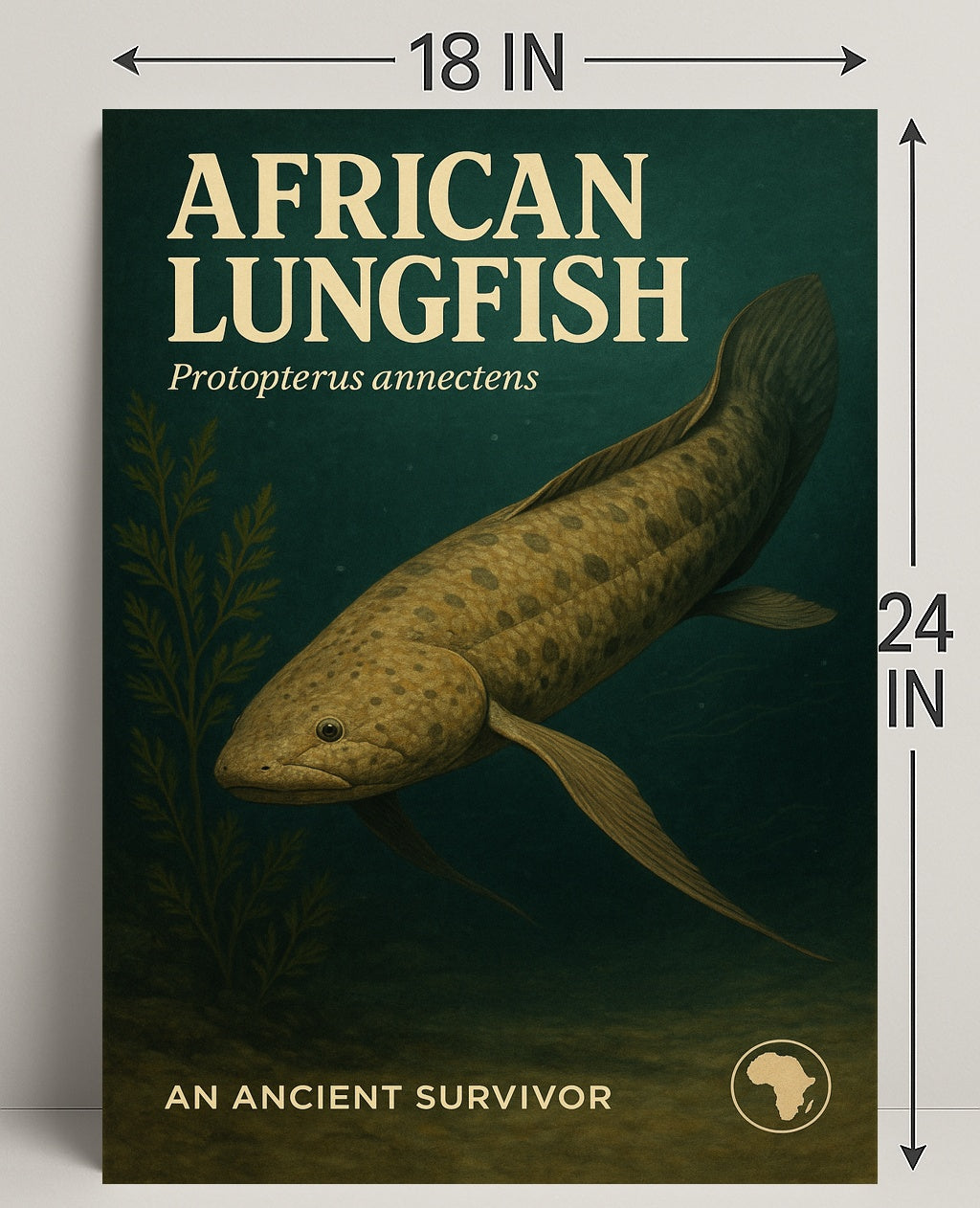 African Lungfish An Ancient Survivor Poster PosterGoat