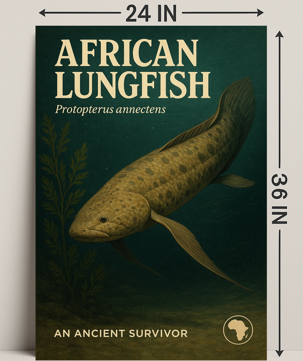 African Lungfish An Ancient Survivor Poster PosterGoat
