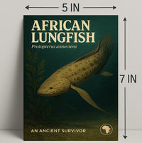 African Lungfish An Ancient Survivor Poster PosterGoat