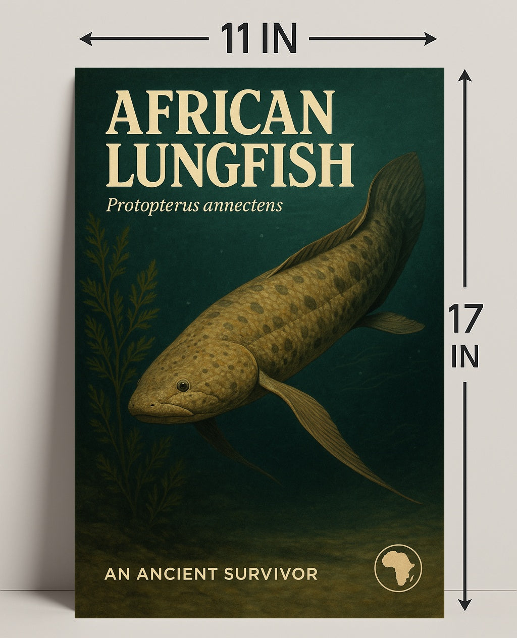 African Lungfish An Ancient Survivor Poster PosterGoat