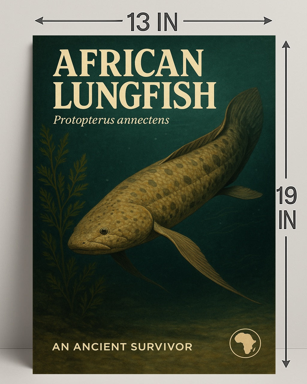 African Lungfish An Ancient Survivor Poster PosterGoat