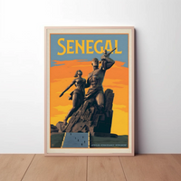 African Renaissance Landmark Celebration Cultural or Heritage Poster PosterGoat