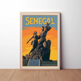 African Renaissance Landmark Celebration Cultural or Heritage Poster PosterGoat