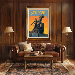 African Renaissance Landmark Celebration Cultural or Heritage Poster PosterGoat