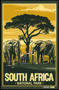African Savannah Wildlife Adventure: National Park Poster PosterGoat