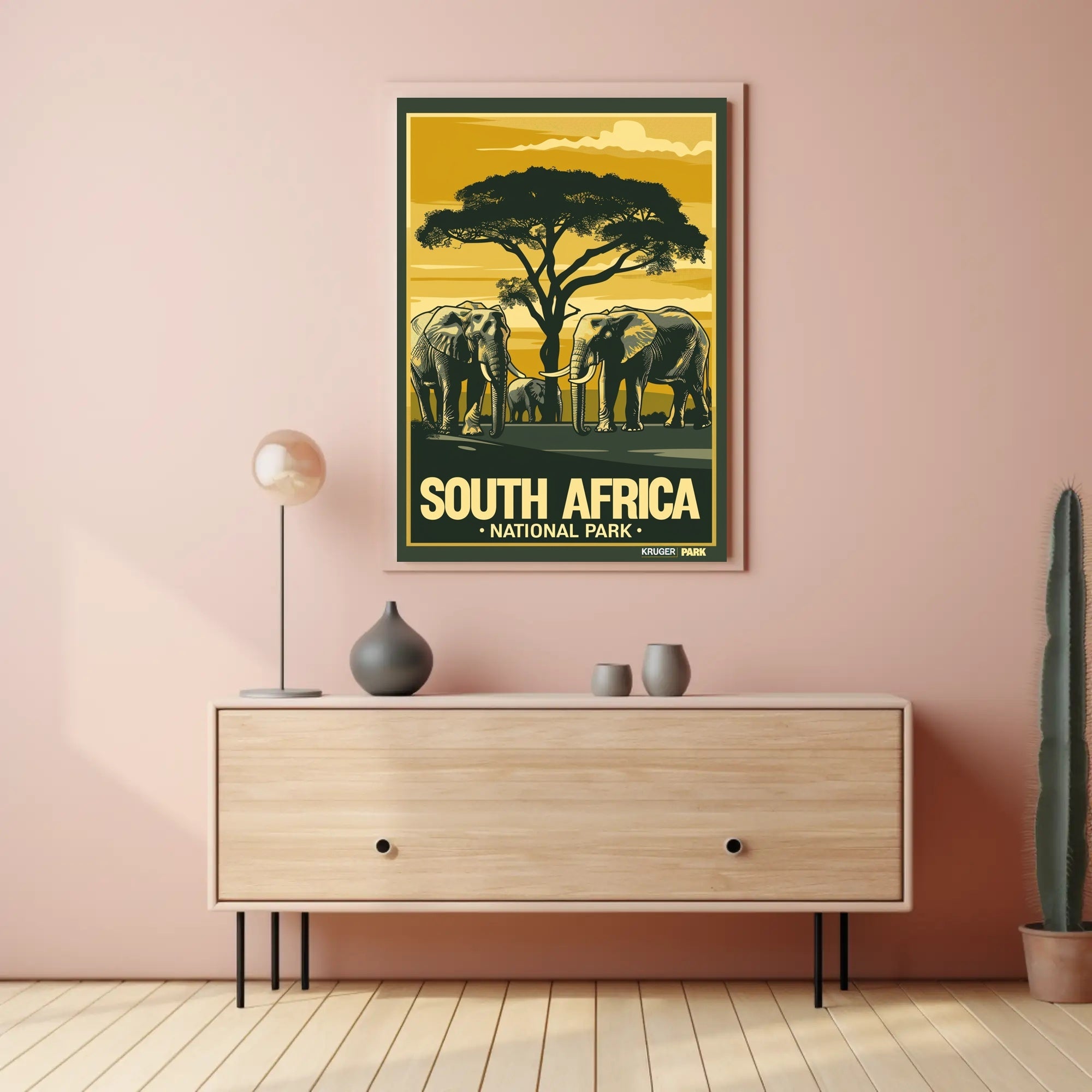 African Savannah Wildlife Adventure: National Park Poster PosterGoat