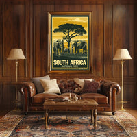 African Savannah Wildlife Adventure: National Park Poster PosterGoat