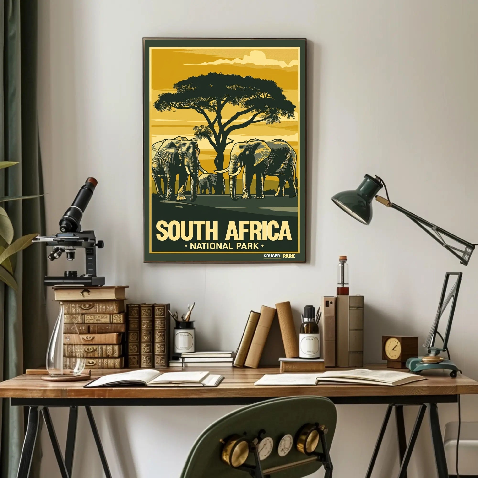 African Savannah Wildlife Adventure: National Park Poster PosterGoat