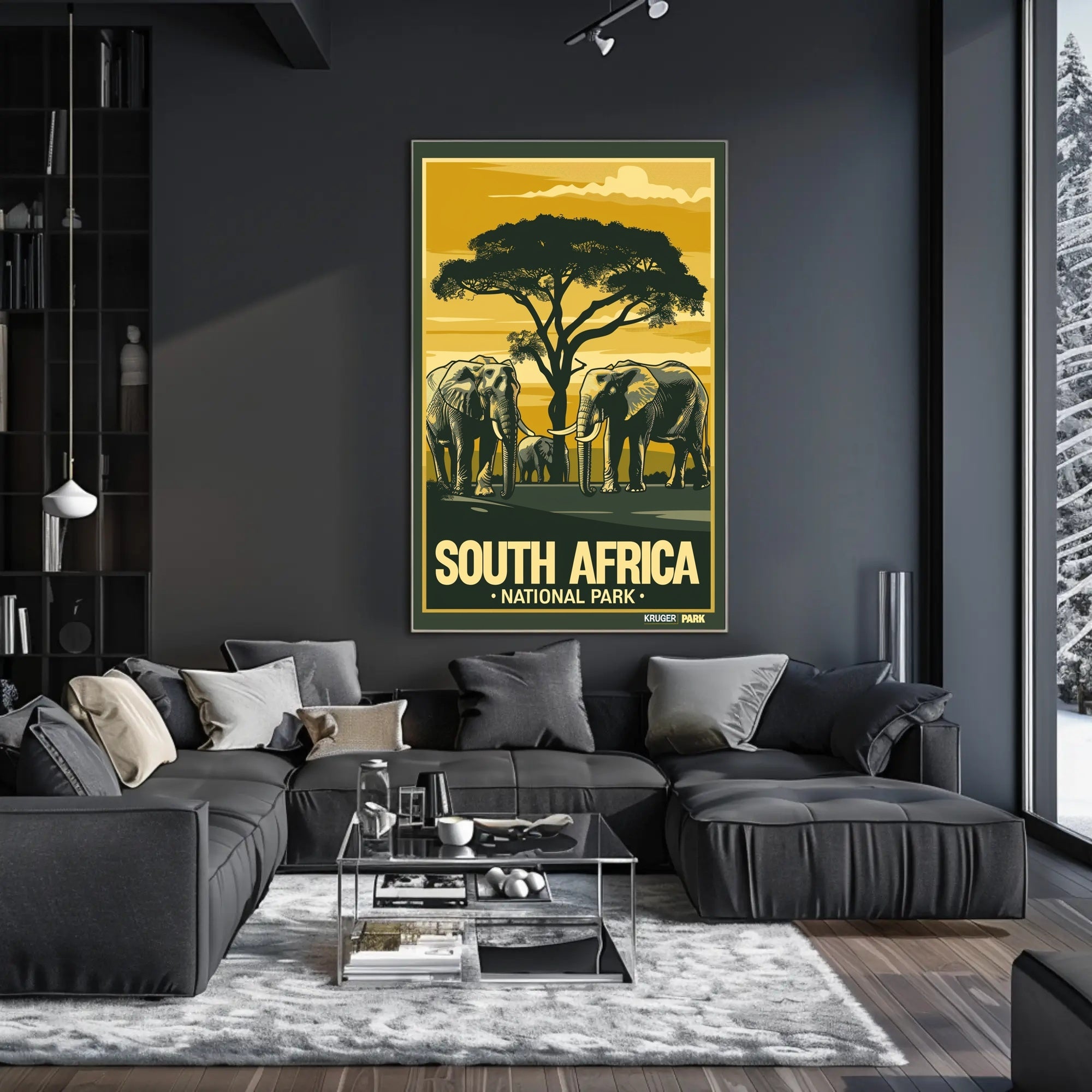 African Savannah Wildlife Adventure: National Park Poster PosterGoat