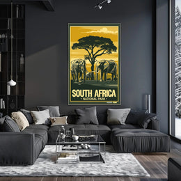 African Savannah Wildlife Adventure: National Park Poster PosterGoat