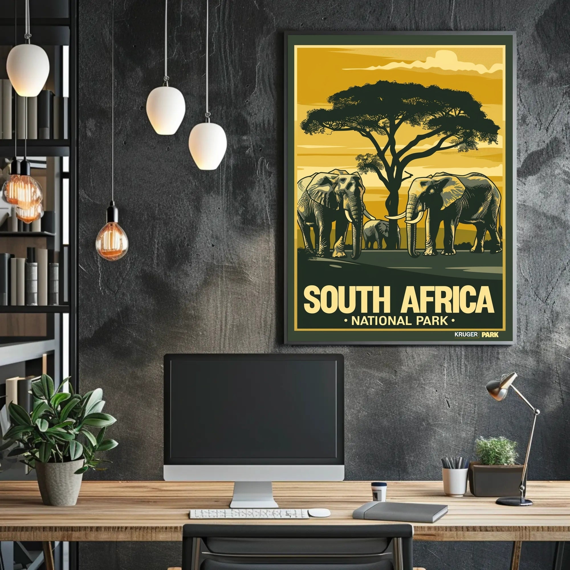 African Savannah Wildlife Adventure: National Park Poster PosterGoat