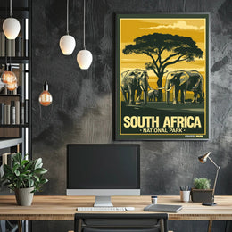 African Savannah Wildlife Adventure: National Park Poster PosterGoat