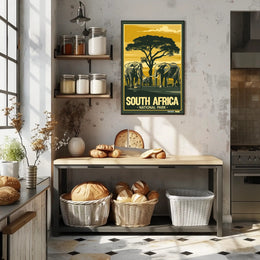 African Savannah Wildlife Adventure: National Park Poster PosterGoat