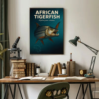 African Tigerfish Hydrocynus vittatus Poster PosterGoat