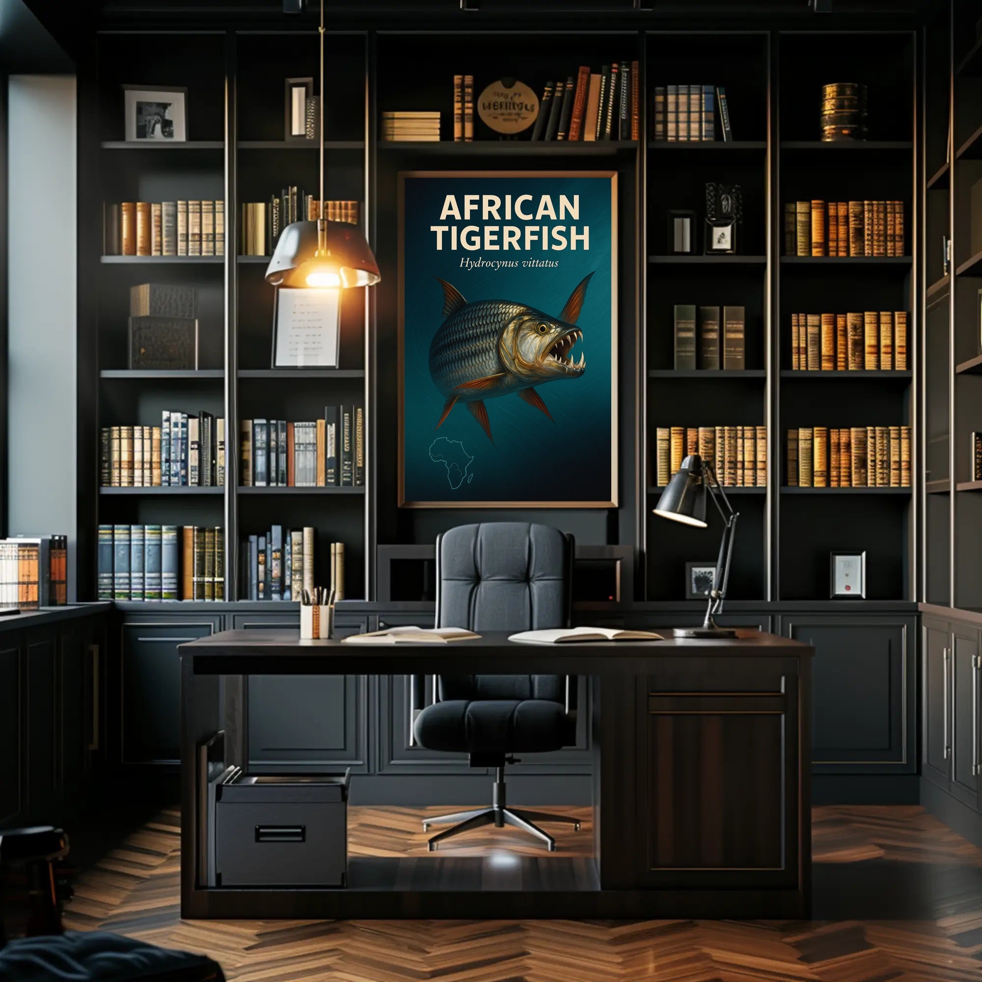 African Tigerfish Hydrocynus vittatus Poster PosterGoat