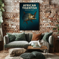 African Tigerfish Hydrocynus vittatus Poster PosterGoat
