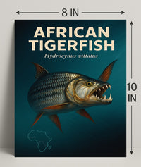 African Tigerfish Hydrocynus vittatus Poster PosterGoat