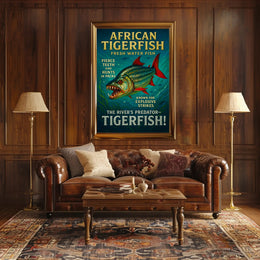 African Tigerfish The Rivers Predator Poster PosterGoat
