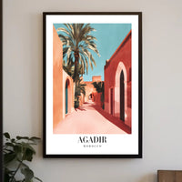 Agadir Moroccan Architecture Travel Poster PosterGoat