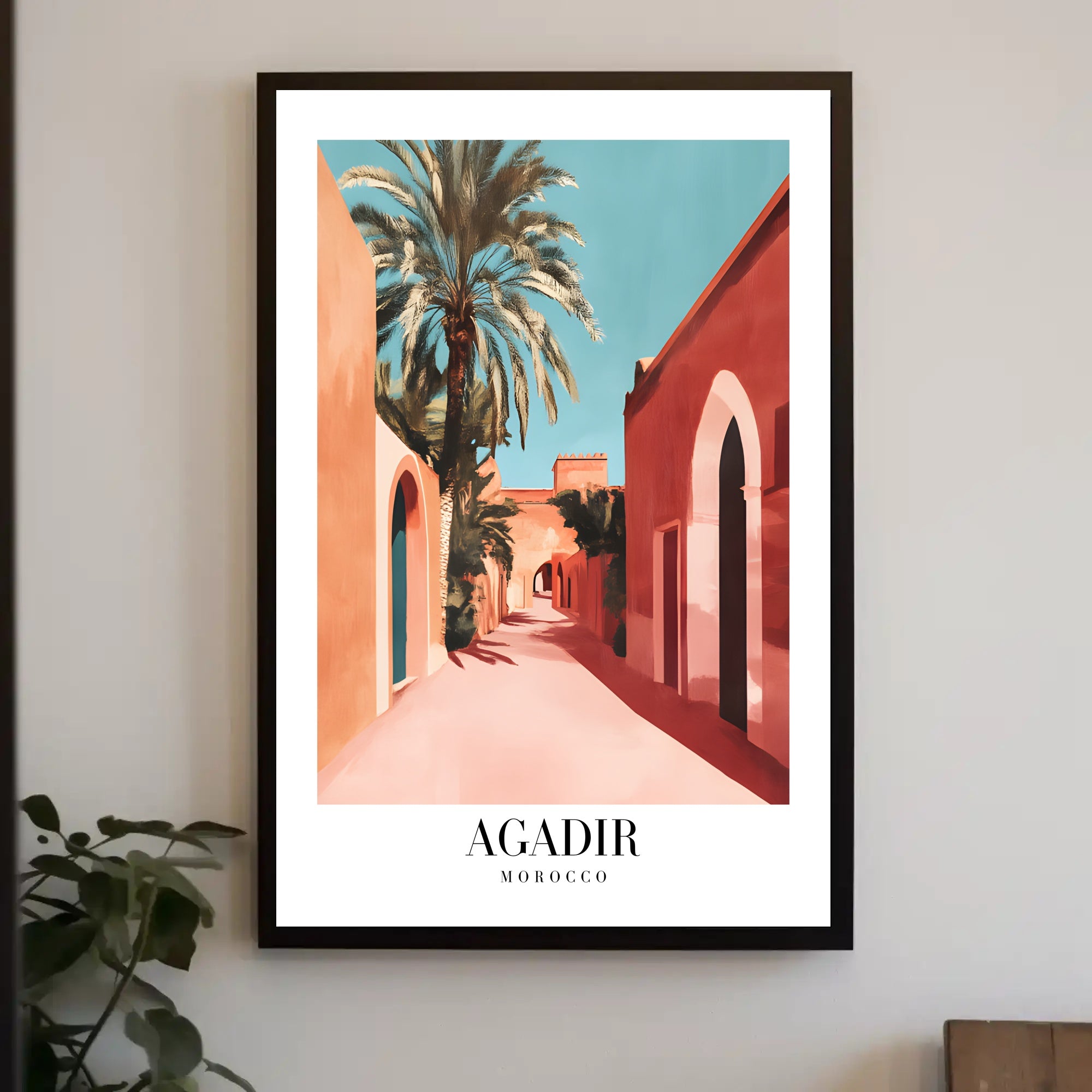 Agadir Moroccan Architecture Travel Poster PosterGoat