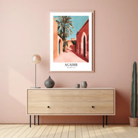 Agadir Moroccan Architecture Travel Poster PosterGoat