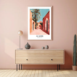 Agadir Moroccan Architecture Travel Poster PosterGoat