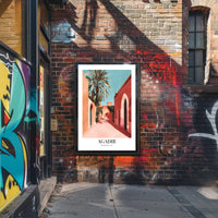 Agadir Moroccan Architecture Travel Poster PosterGoat