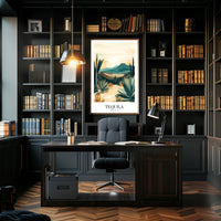 Agave Desertscape: Mexican Heritage in Cultural or Heritage Poster PosterGoat