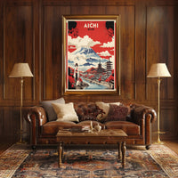 Aichi Japan Heritage Travel Poster PosterGoat