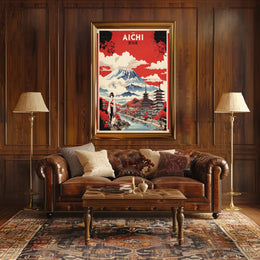 Aichi Japan Heritage Travel Poster PosterGoat