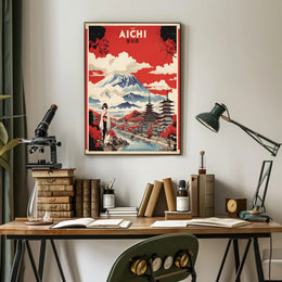 Aichi Japan Heritage Travel Poster PosterGoat