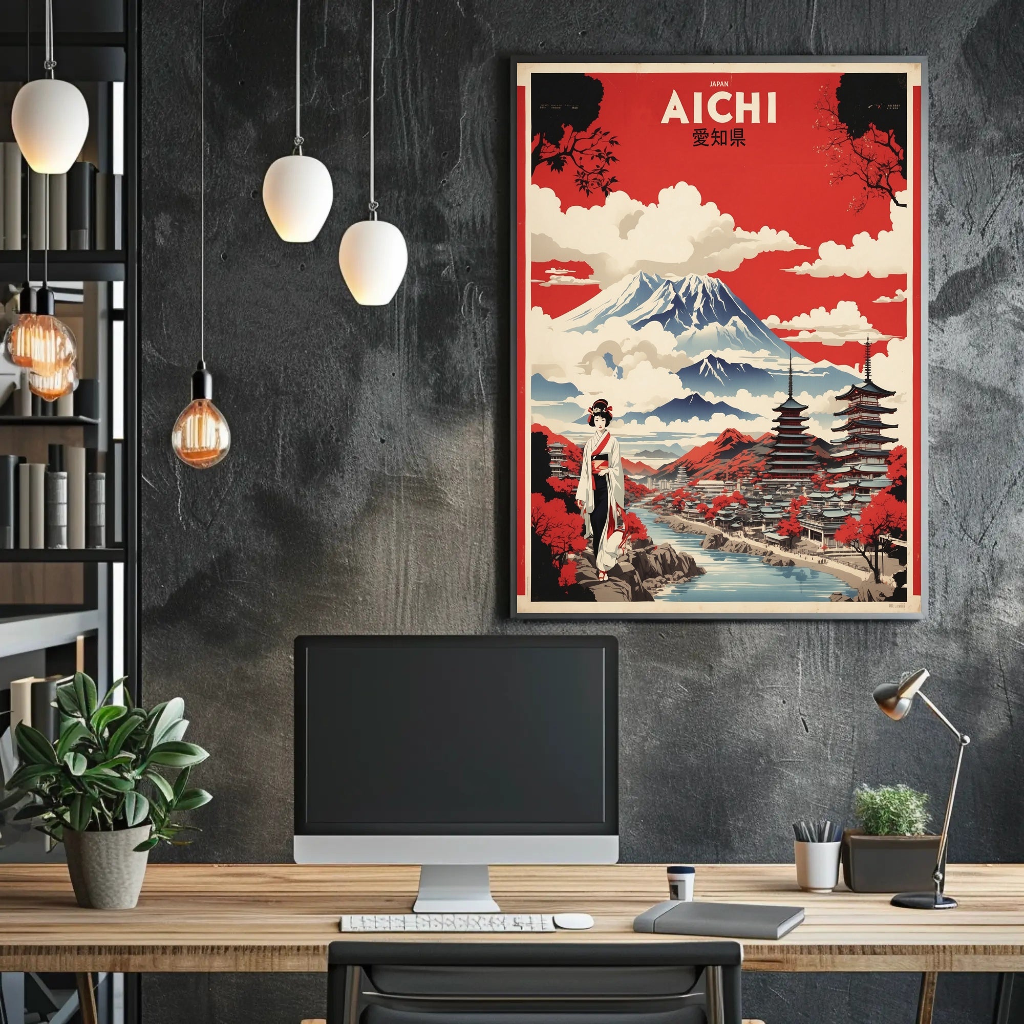 Aichi Japan Heritage Travel Poster PosterGoat