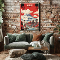 Aichi Japan Heritage Travel Poster PosterGoat