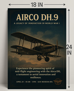 Airco DH.9 A Legacy of Innovation Poster PosterGoat