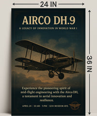 Airco DH.9 A Legacy of Innovation Poster PosterGoat