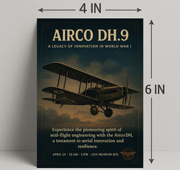 Airco DH.9 A Legacy of Innovation Poster PosterGoat