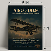 Airco DH.9 A Legacy of Innovation Poster PosterGoat